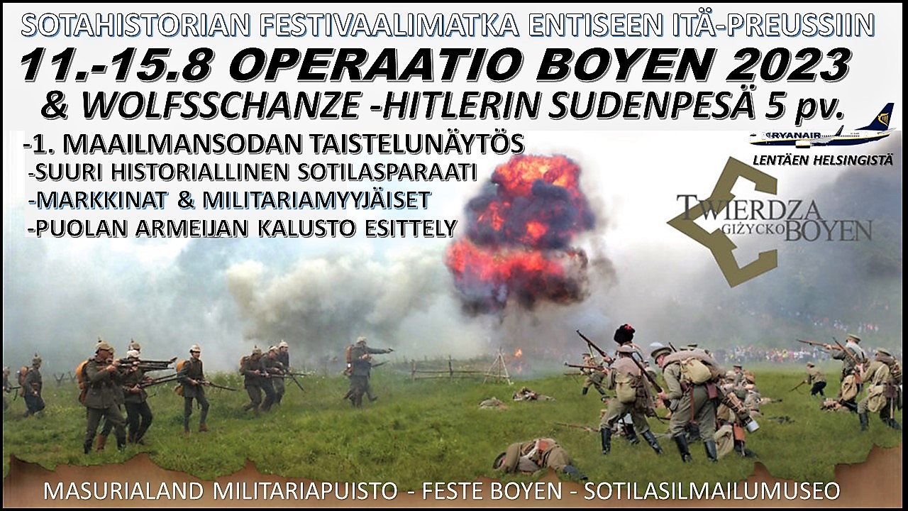  Hitlerin Sudenpesä & operaatio Boyen 2023 | Blitz Tours Oy